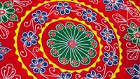 Pipli applique traditional handmade folk art work on cloth, Pipili Orissa,India,Asia