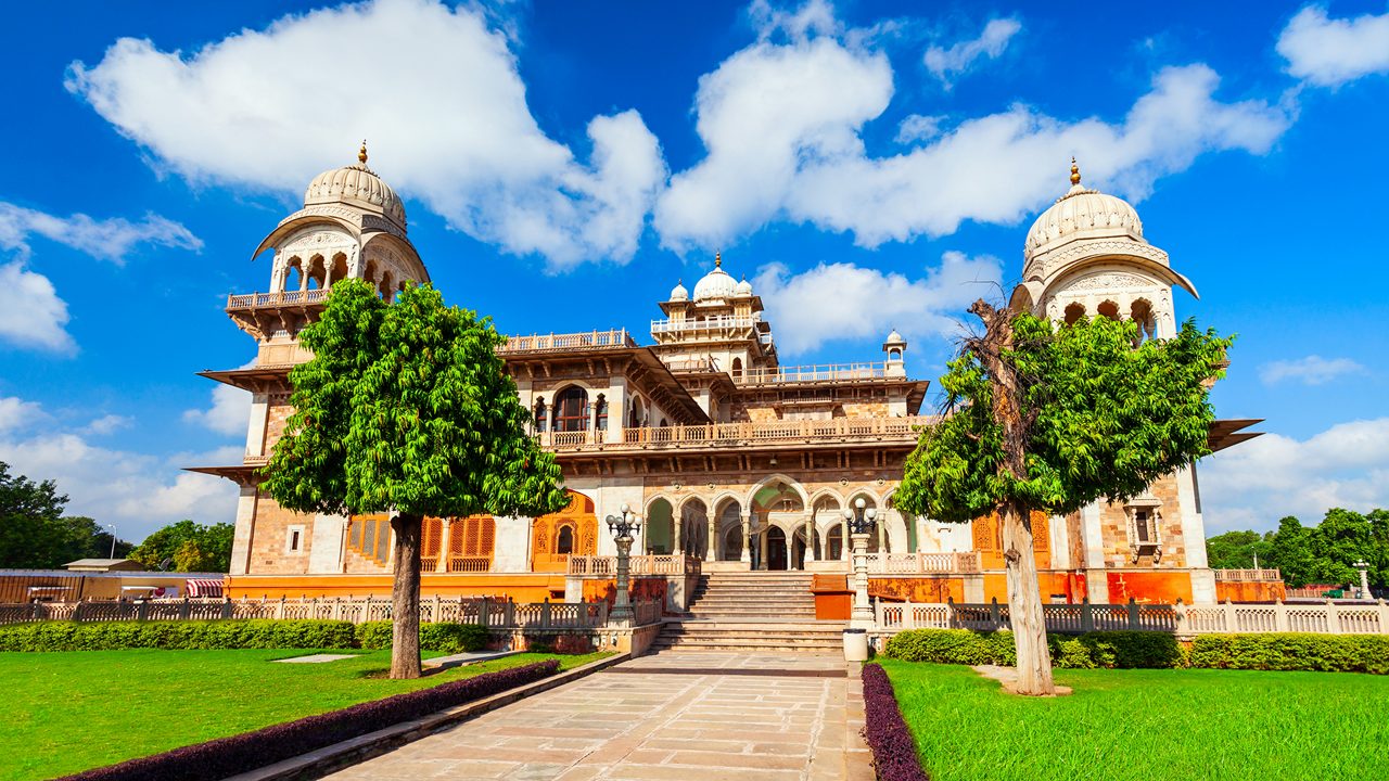 Albert Hall Museum or Government Central Museum is situated in Ram Niwas garden in Jaipur, Rajasthan state of India