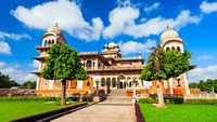 Albert Hall Museum or Government Central Museum is situated in Ram Niwas garden in Jaipur, Rajasthan state of India