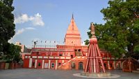 Jammu / India 24 July 2018 Ranbireshwar Temple ( lord shiva ) historic Hindu temple built in 1883 at Jammu city   India