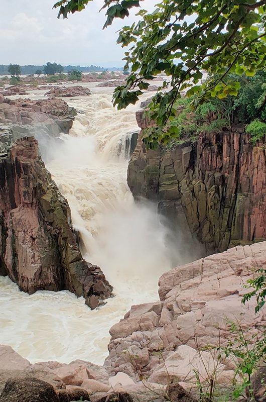 Raneh Waterfall on Ken River near Khajuraho , Madhya Pradesh