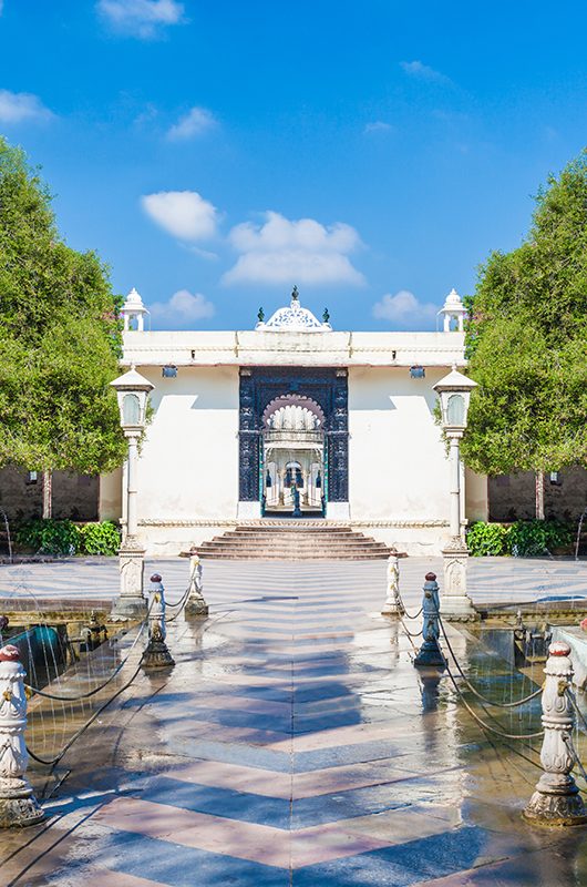 Saheliyon-ki-Bari (Saheliyon Ki Bari Courtyard of the Maidens) is a major garden in Udaipur, India