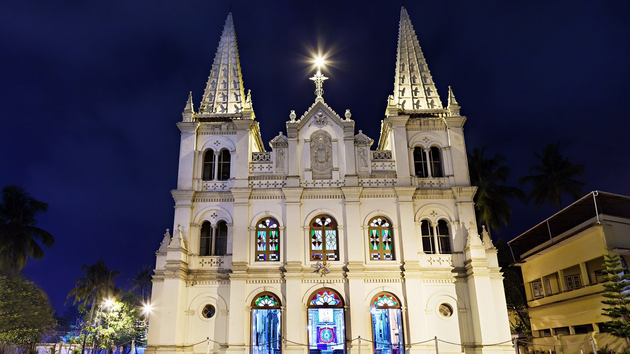 Santa Cruz Basilica in Cochin, Kerala, India; Shutterstock ID 146780642; purchase_order: -; job: -; client: -; other: -