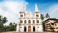 Santa Cruz Basilica in Cochin, Kerala, India