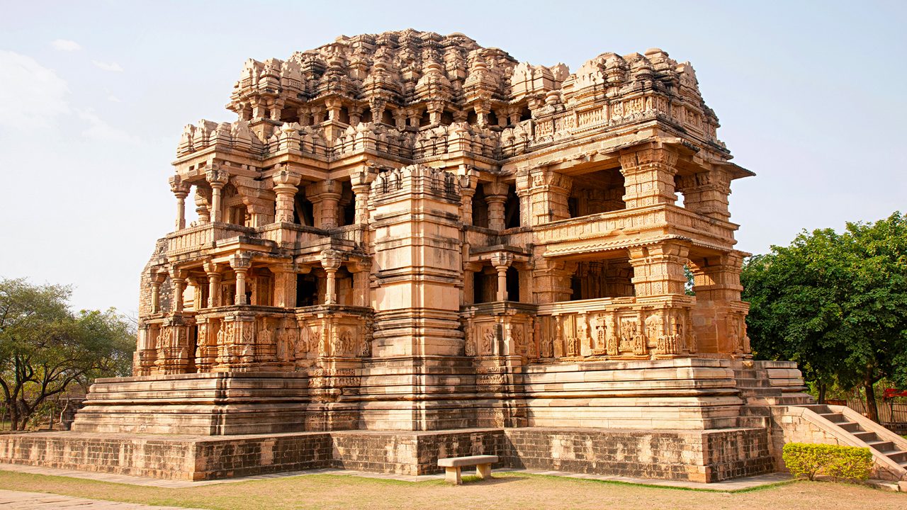 Sas Bahu Temple, Fort complex, Gwalior, Madhya Pradesh, India