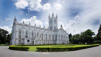 Broad view of St. Paul's Cathedral, kolkata; Shutterstock ID 189521495; purchase_order: -; job: -; client: -; other: -