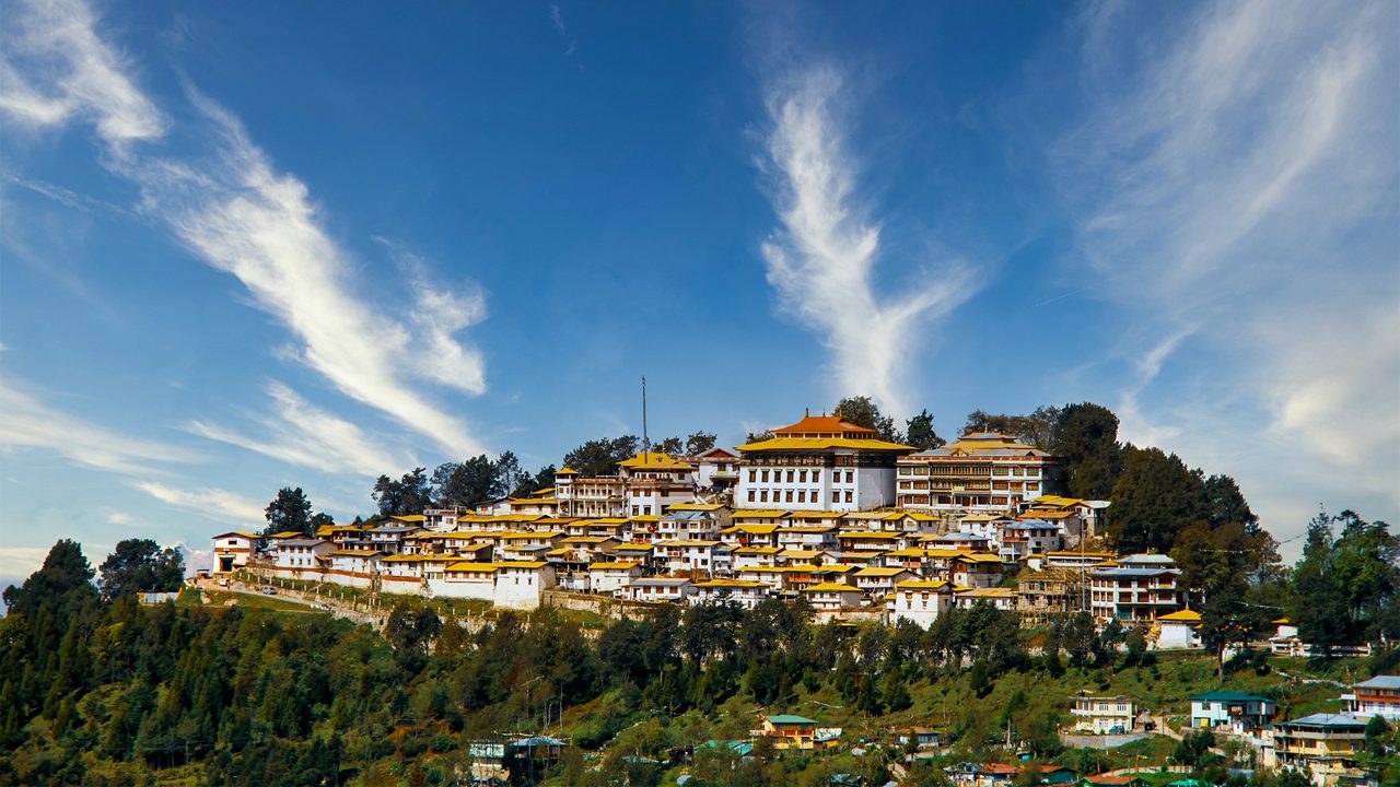 The Monastery of Tawang, the second largest monastery of Asia situated in Arunachal Pradesh, India.