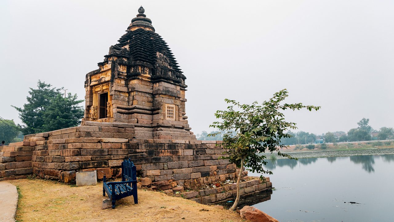 Brahma Temple ancient ruins in khajuraho, India; Shutterstock ID 1266653398; purchase_order: -; job: -; client: -; other: -