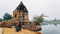 Brahma Temple ancient ruins in khajuraho, India; Shutterstock ID 1266653398; purchase_order: -; job: -; client: -; other: -