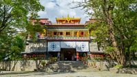 Front of Norbulingka Monastery, Dharamshala, Himachal Pradesh, India