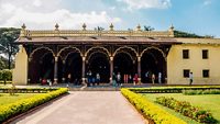 Bangalore, India - January 1, 2018 : Tipu Sultan's Summer Palace