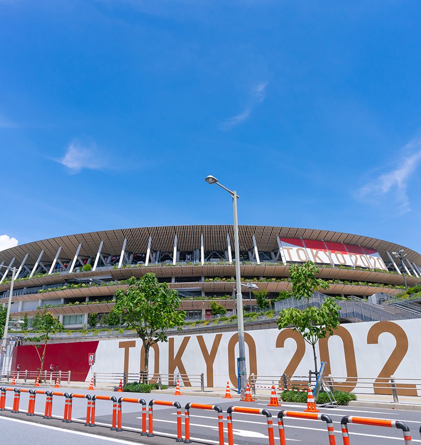 東京 国立競技場　オリンピックスタジアム　2021年7月16日撮影