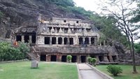 rock cut caves in undavalli village, guntur district 