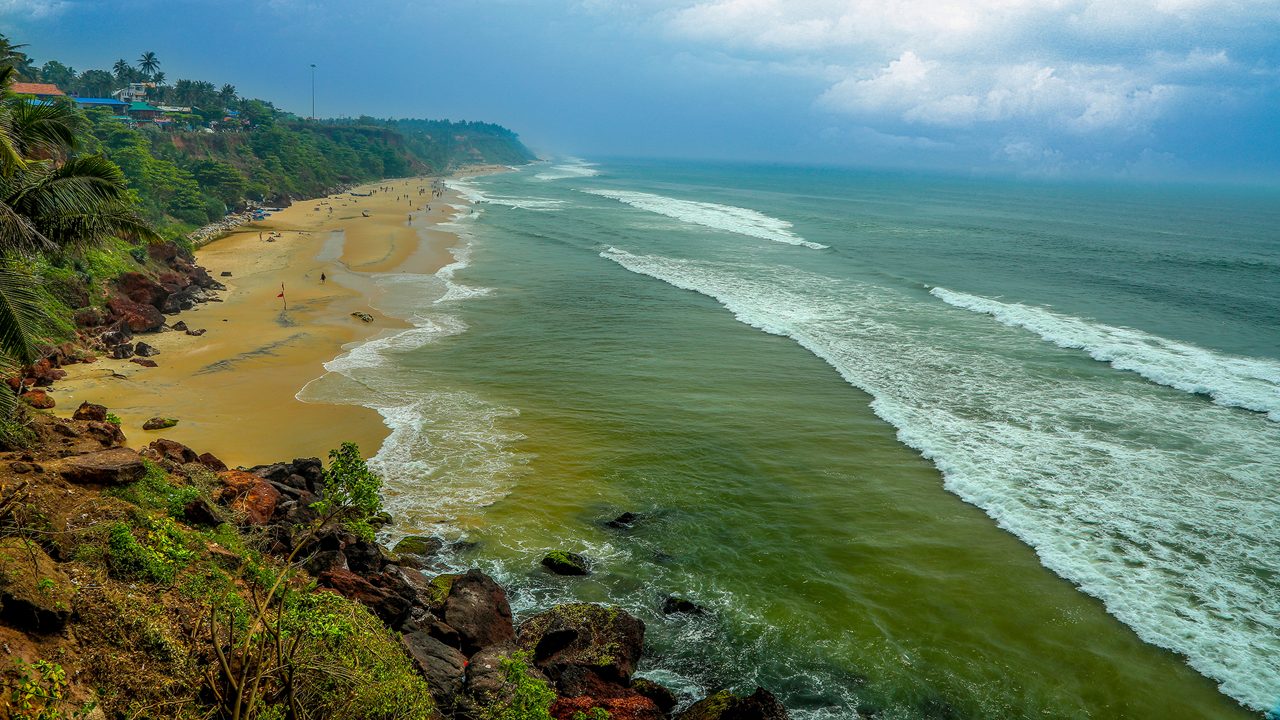 varkala beach-thiruvananthapuram-kerala