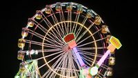 ferris wheel at night