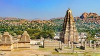 Virupaksha Temple, located in the ruins of ancient city Vijayanagar at Hampi, India; Shutterstock ID 659982121; purchase_order: -; job: -; client: -; other: -