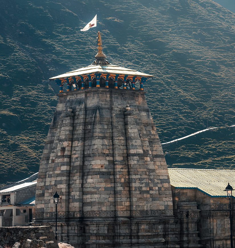 Kedarnath dham in Uttarakhand, India