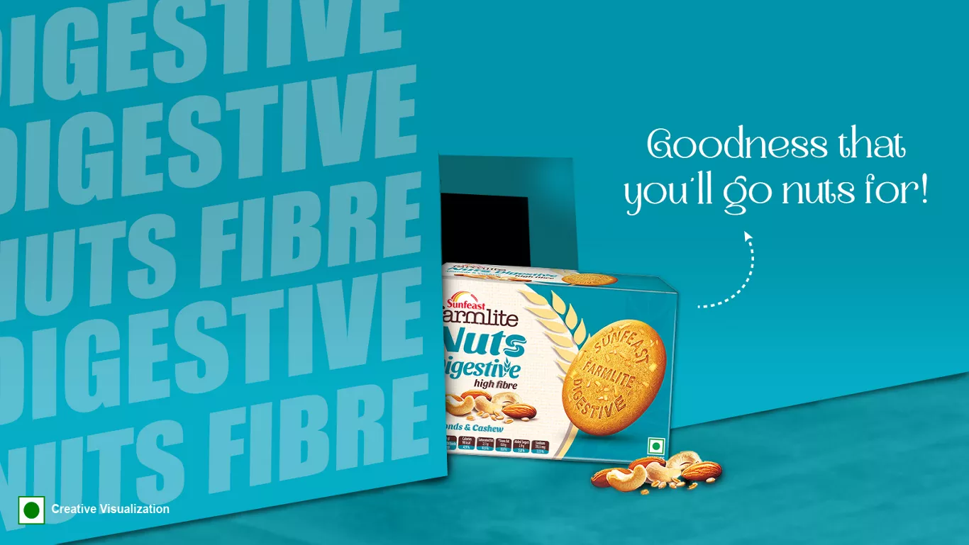 farmlite nuts digestive high fibre cookies