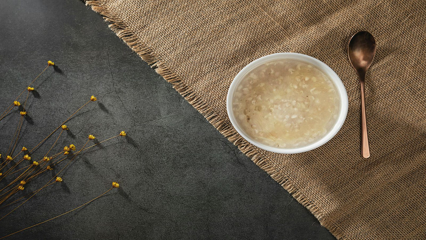 bowl of oat porridge