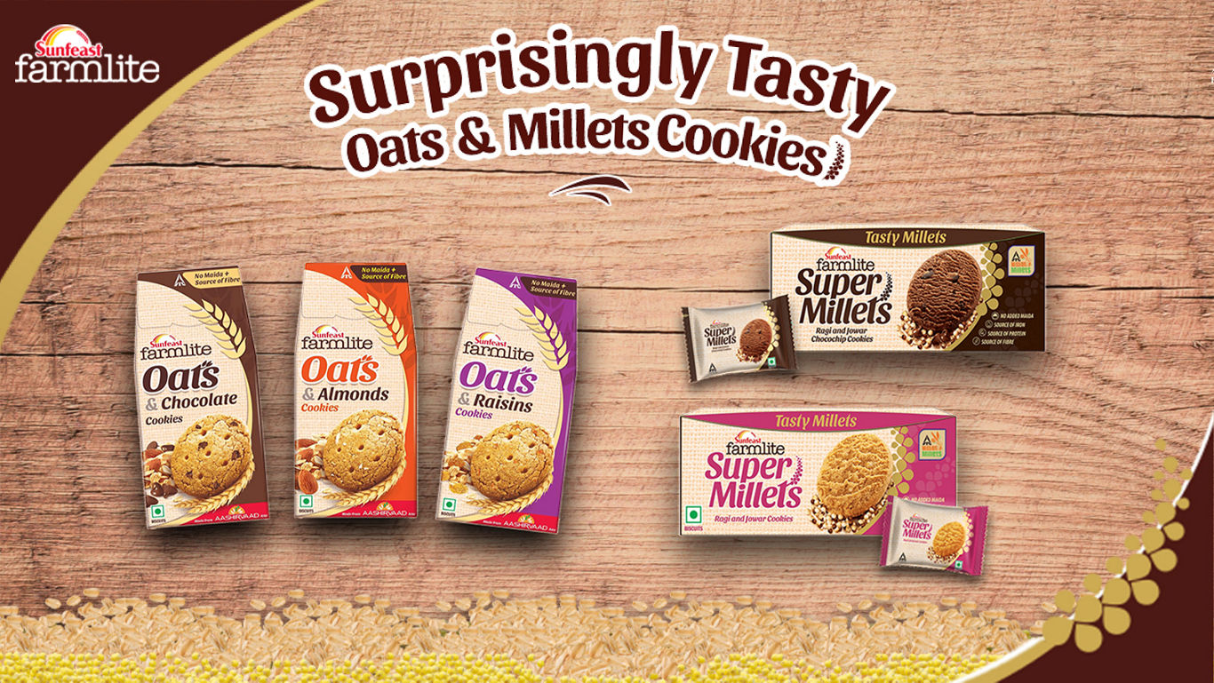 Buy Sunfeast Super Millet Cookies & Biscuits Online