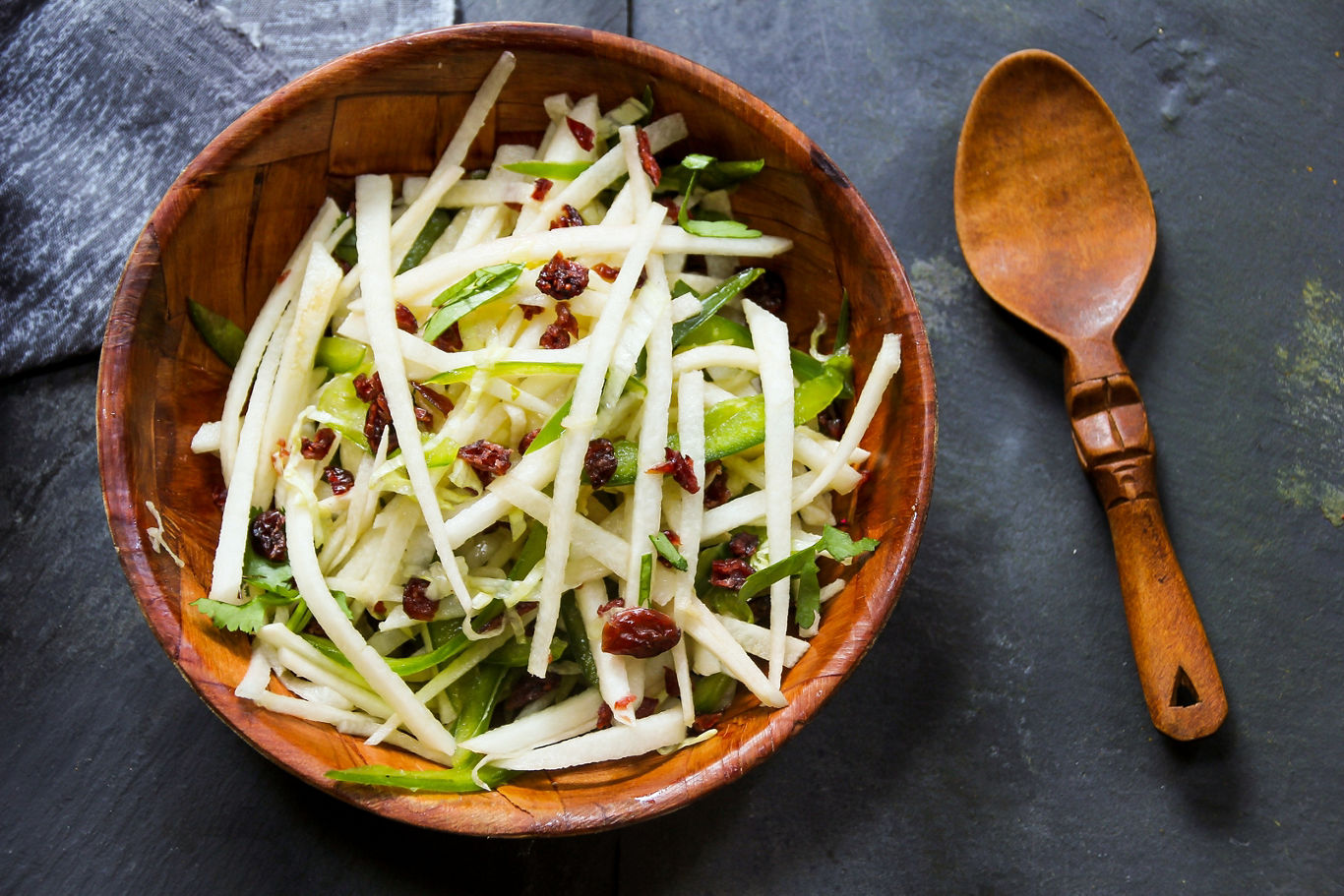 Jicama Crunch in Salads and Chaats
