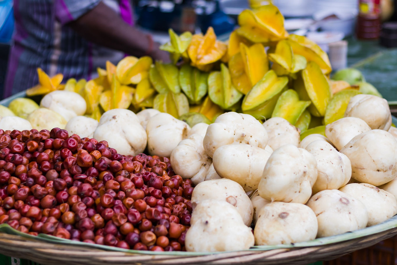 Jicama in street foods