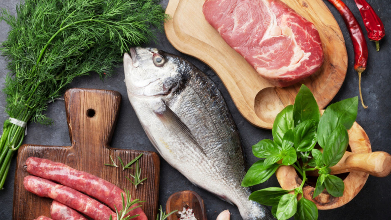 Meat and fish