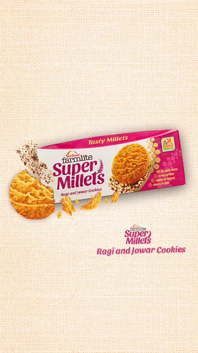 millet ragi and jowar cookies 