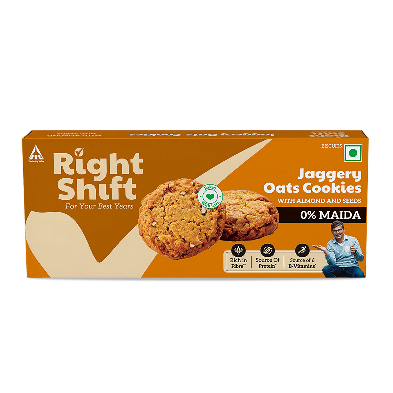 Right Shift - Jaggery Oats Cookies pkt