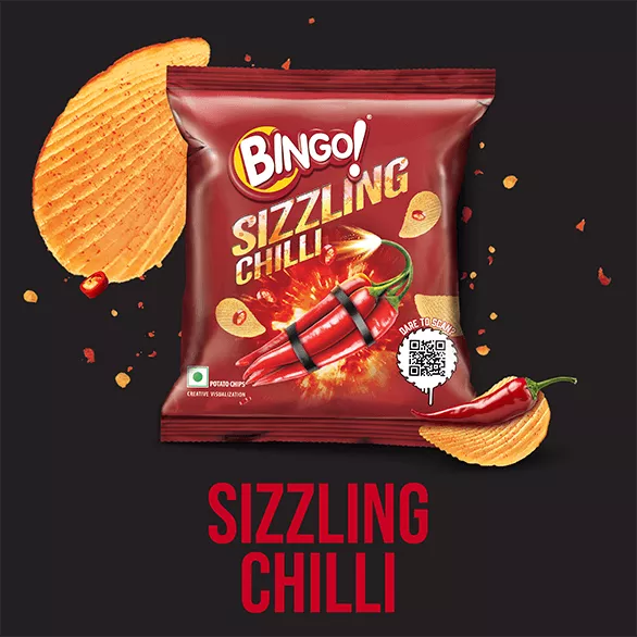 Chilli Potato Chips - Bingo! Snacks