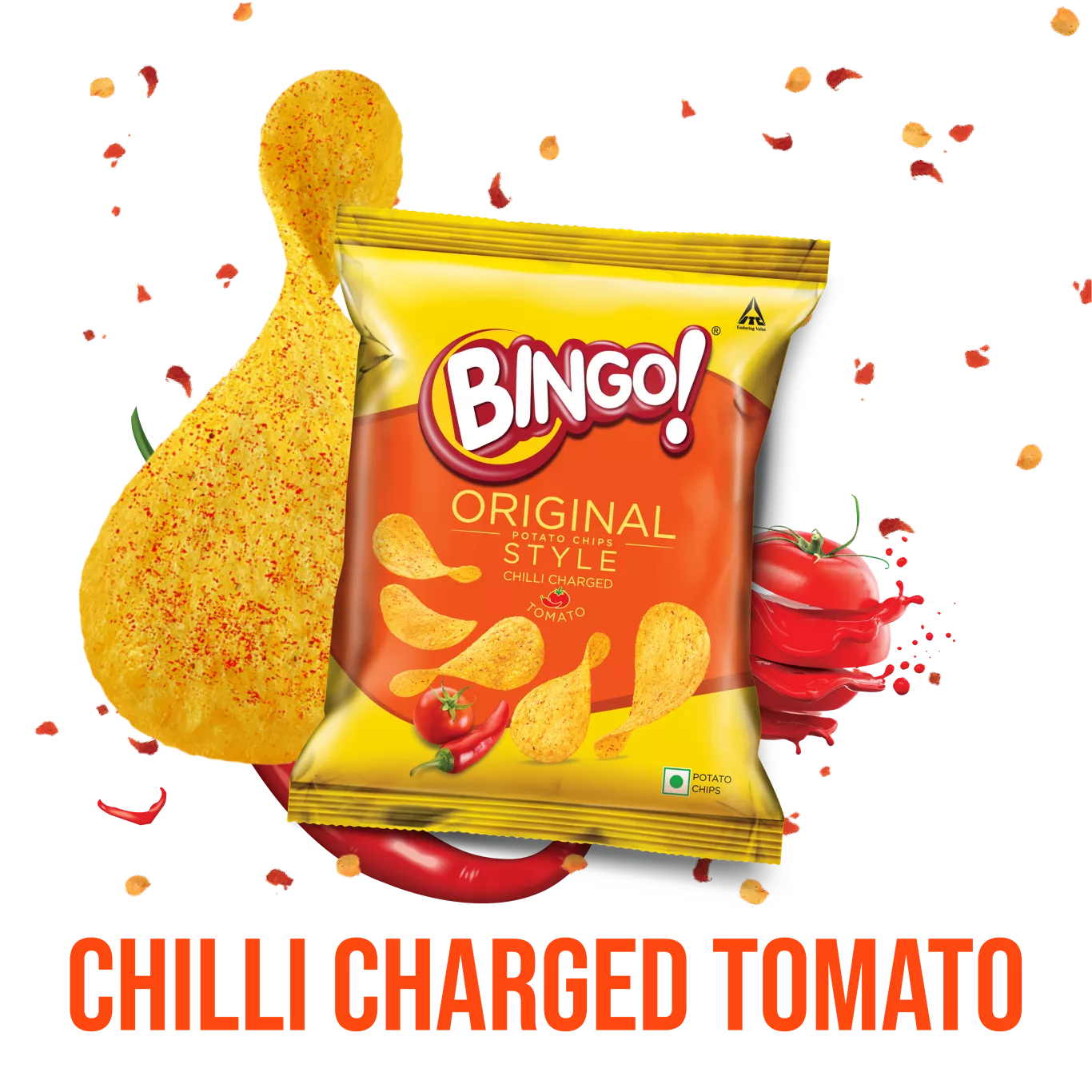 Original Style Chilli Charged Tomato - Bingo Snacks