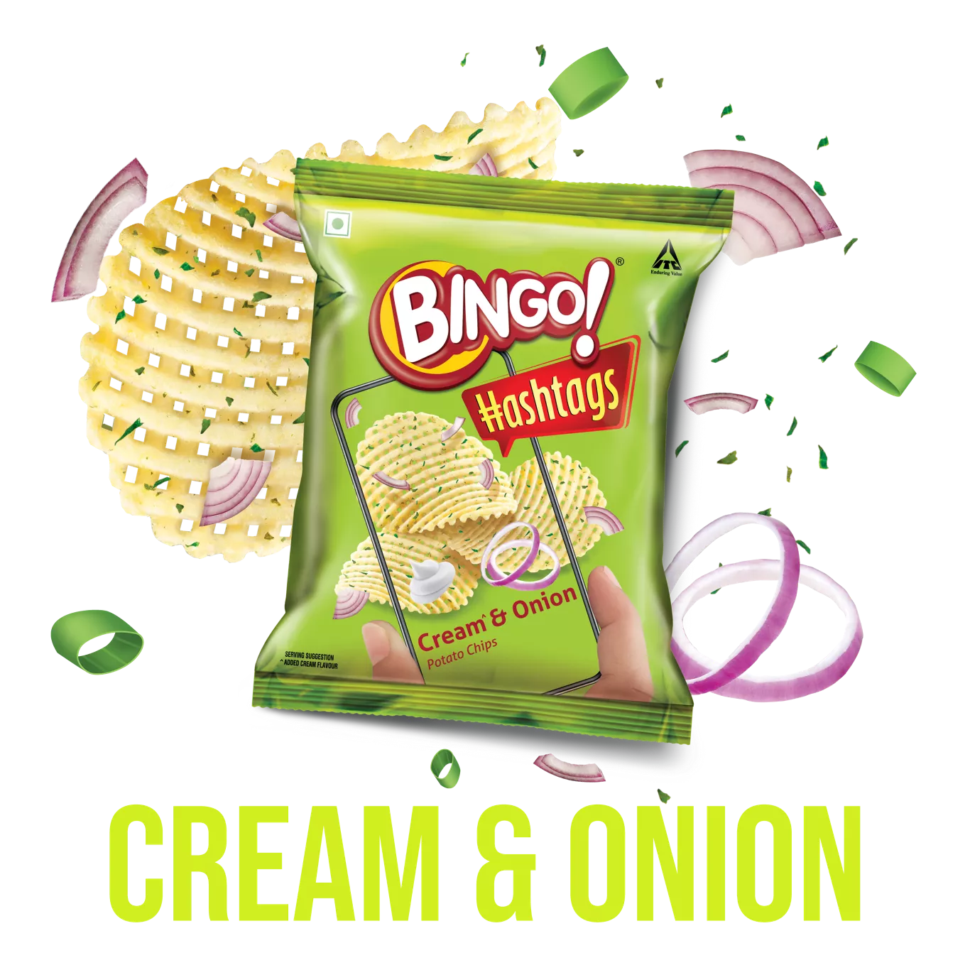Hashtag Cream And Onion - Bingo Snacks