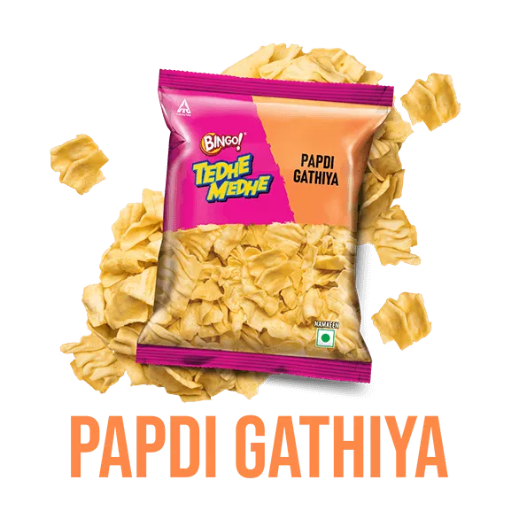 Bingo! Tedhe Medhe Papdi Gathiya - Bingo! Snacks