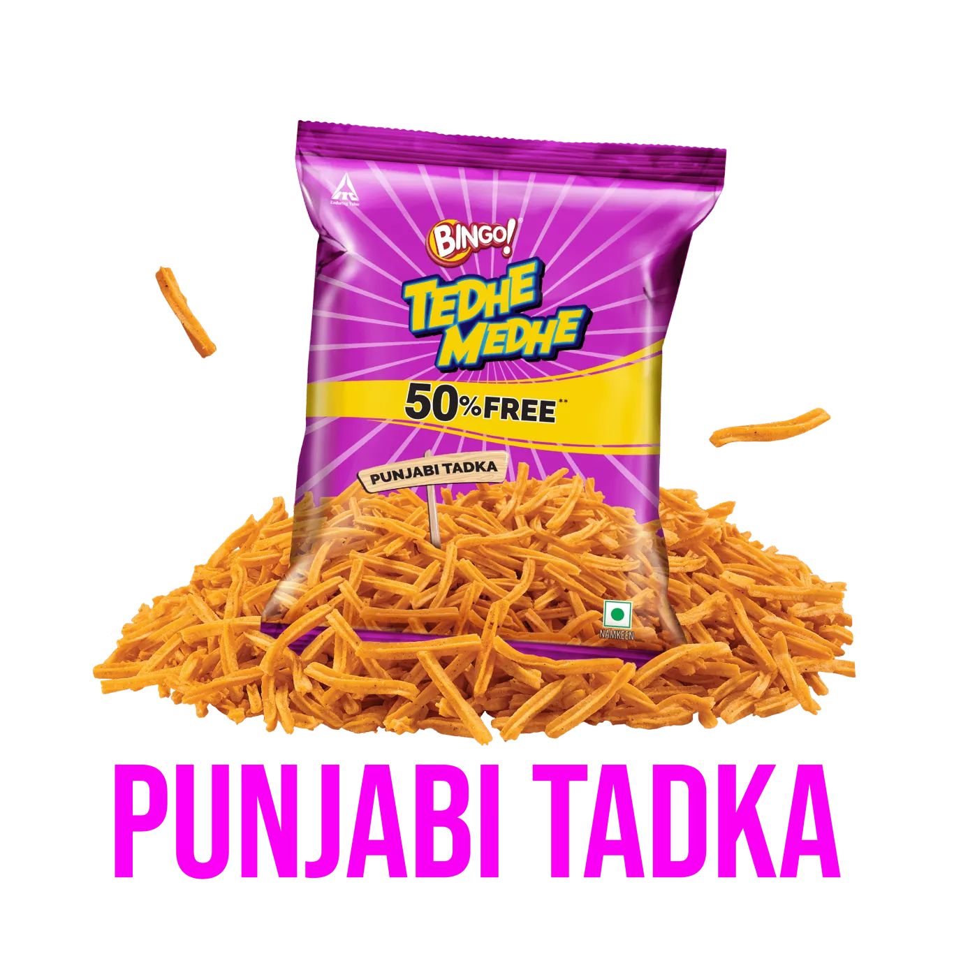 Bingo! Tedhe Medhe Punjabi Tadka - Bingo Snacks