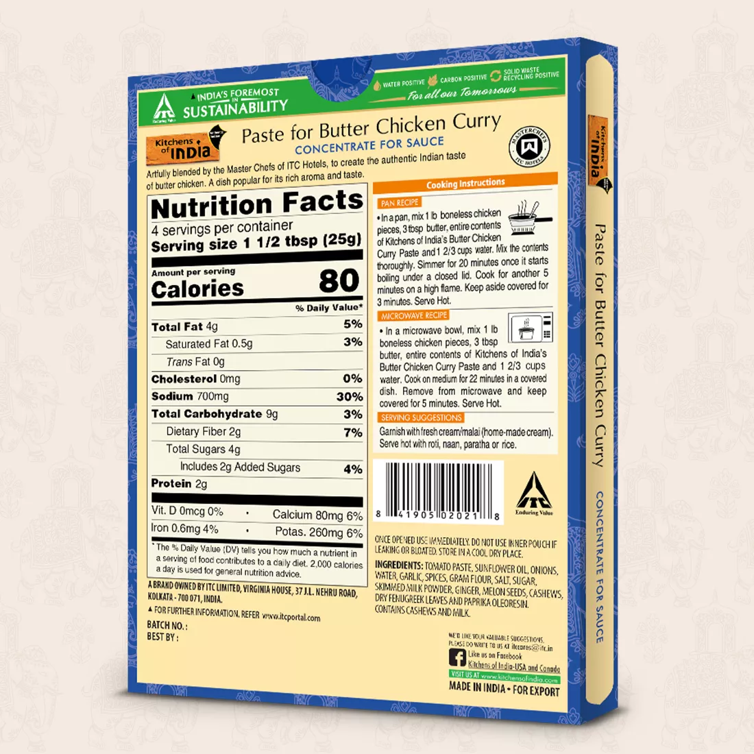 Paste for Butter Chicken Curry