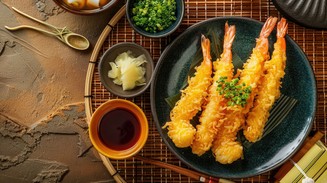 Japan on plate