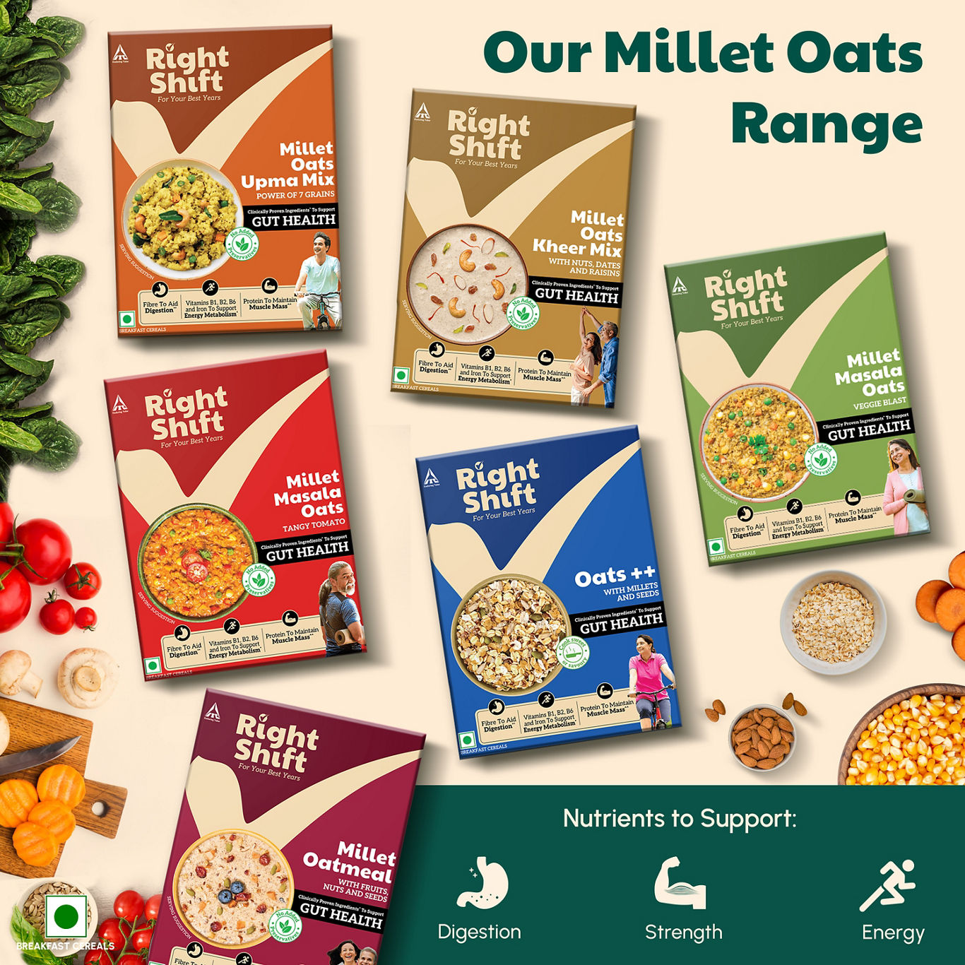 Right Shift - Millet Masala Oats Spinach and Corn product