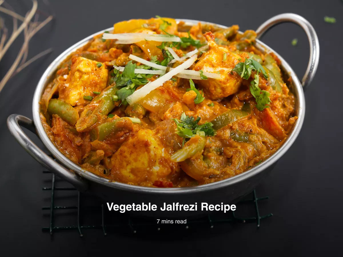 Vegetable Jalfrezi Recipe - Sunrise Spices