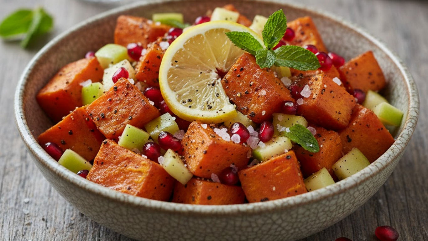 Sweet potato chaat