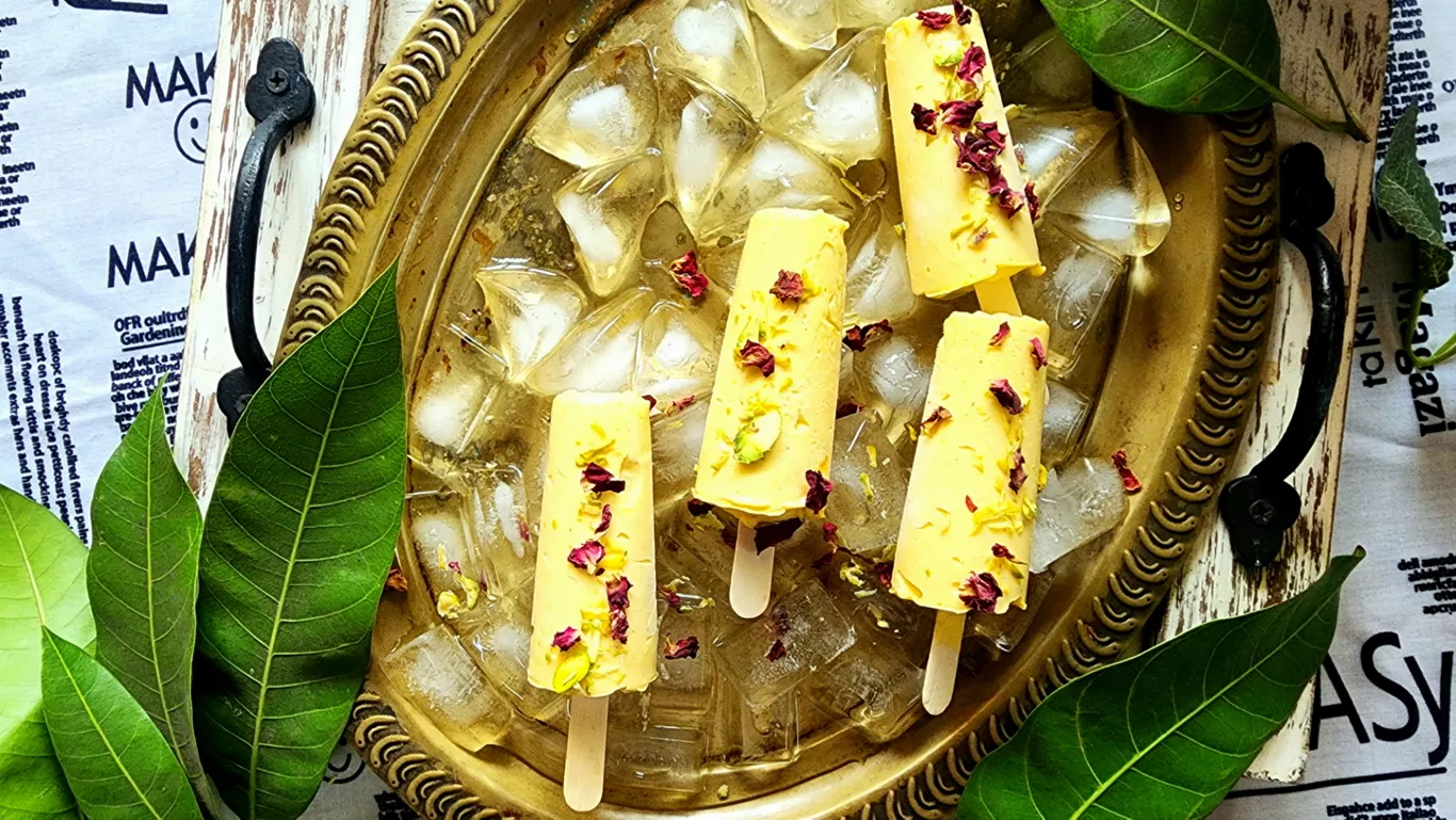 Mango Kulfi Bites - Homemade Mango Kulfi Recipes | FoodiesOnly
