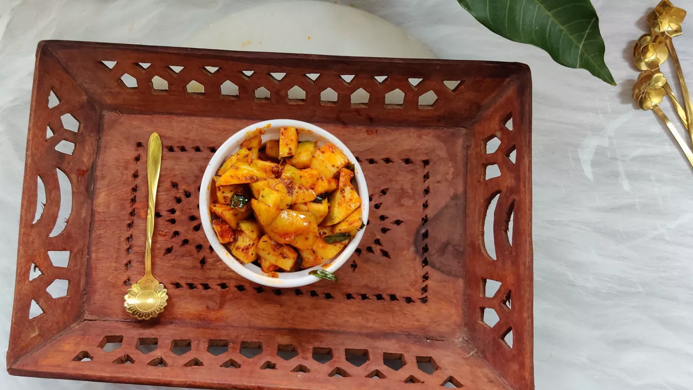 Instant Mango Pickle recipe | FoodiesOnly