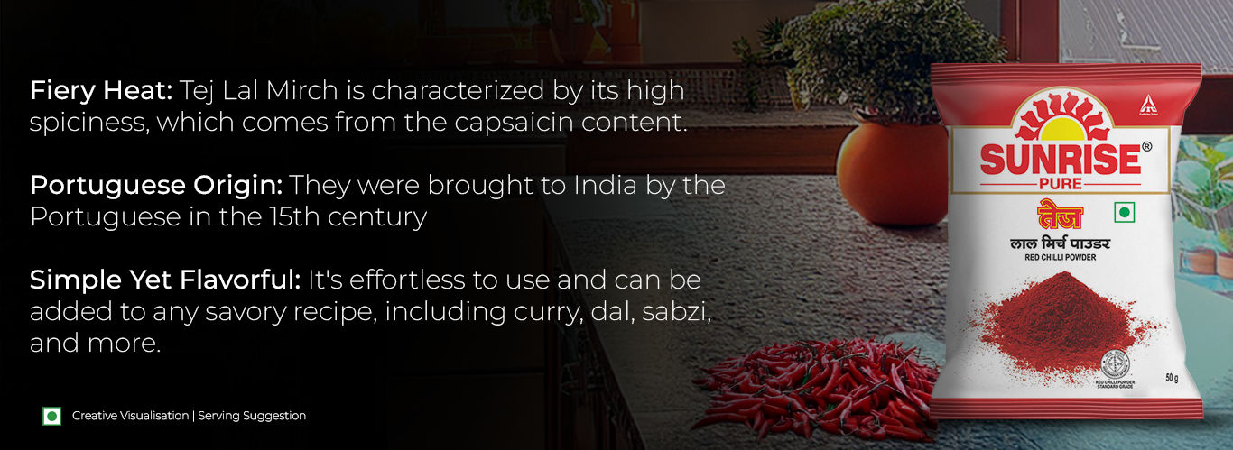 Tej Red Chilli Powder - Sunrise