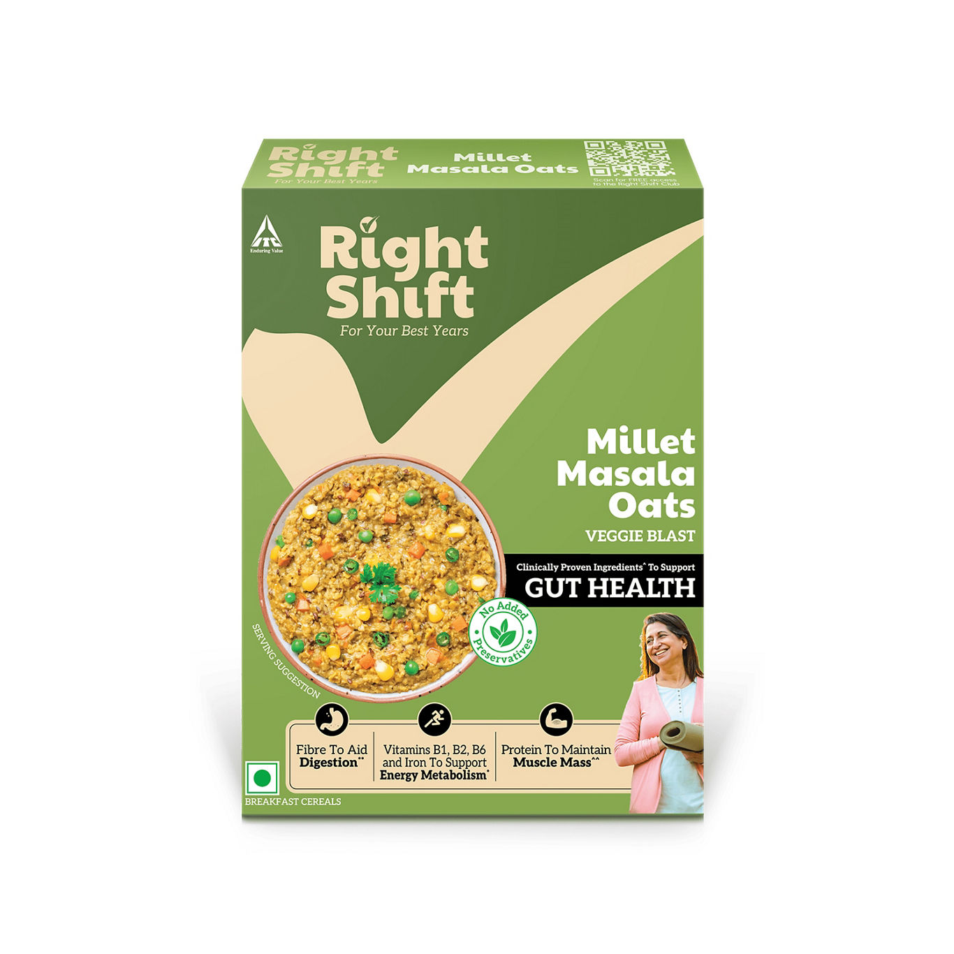 Right Shift - Millet Oats Veggie Blast 240gm