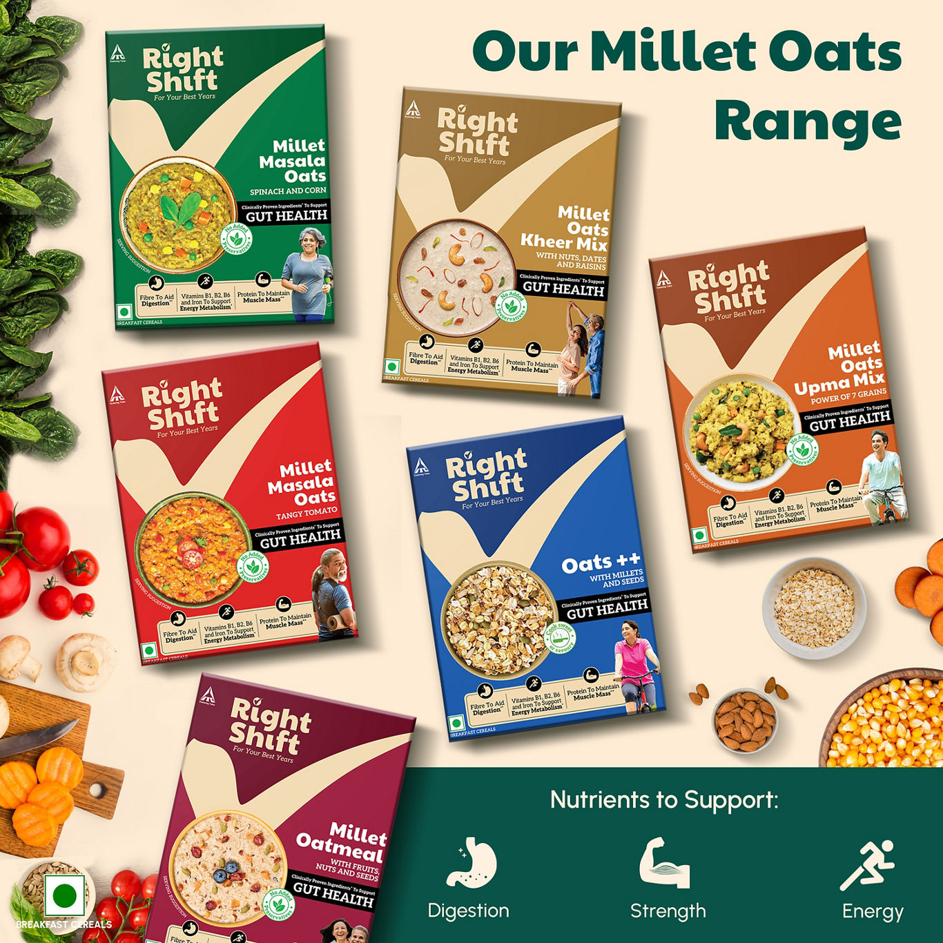 Right Shift - Millet Masala Oats Veggie Blast