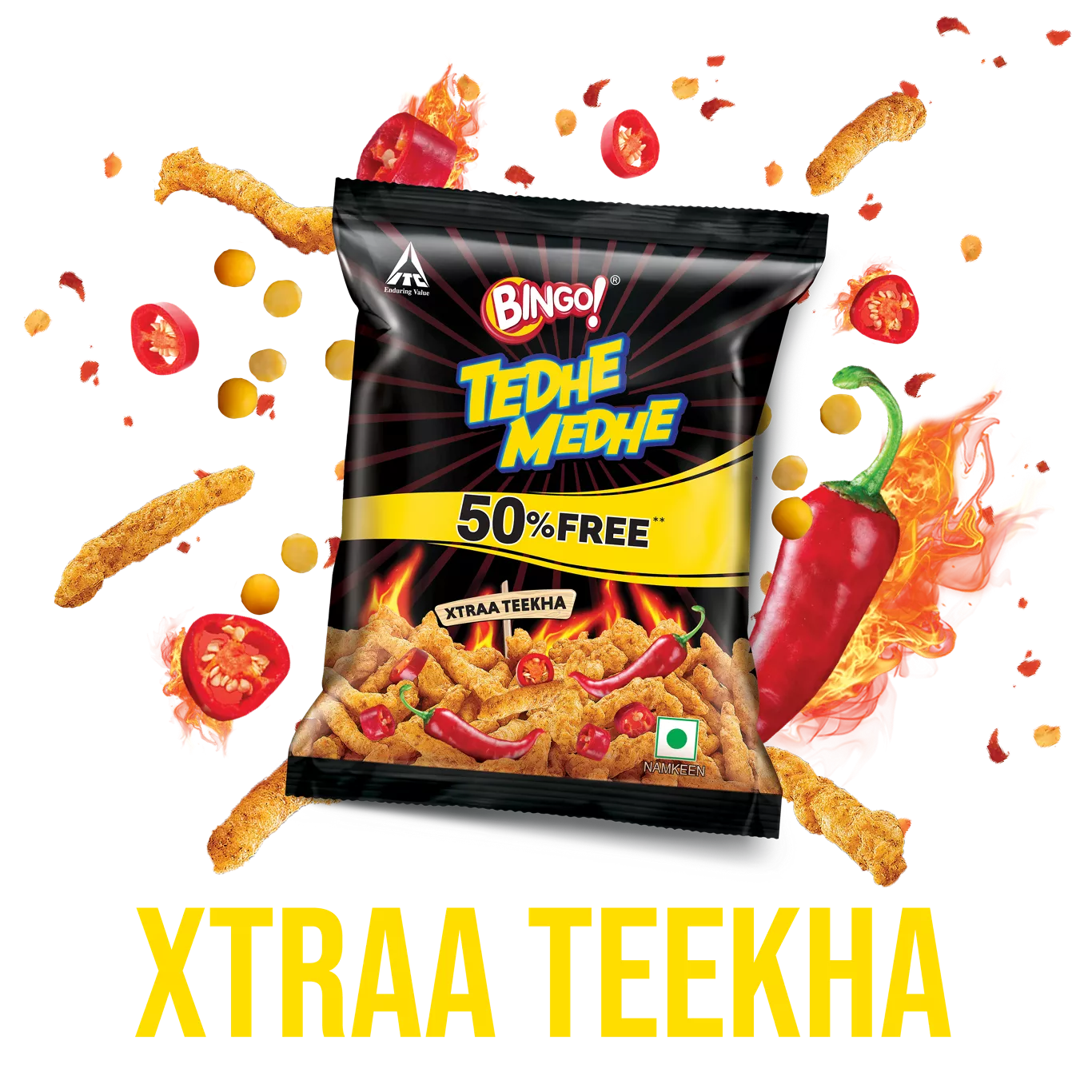 Tedhe Medhe Xtraa Teekha - Bingo! Snacks