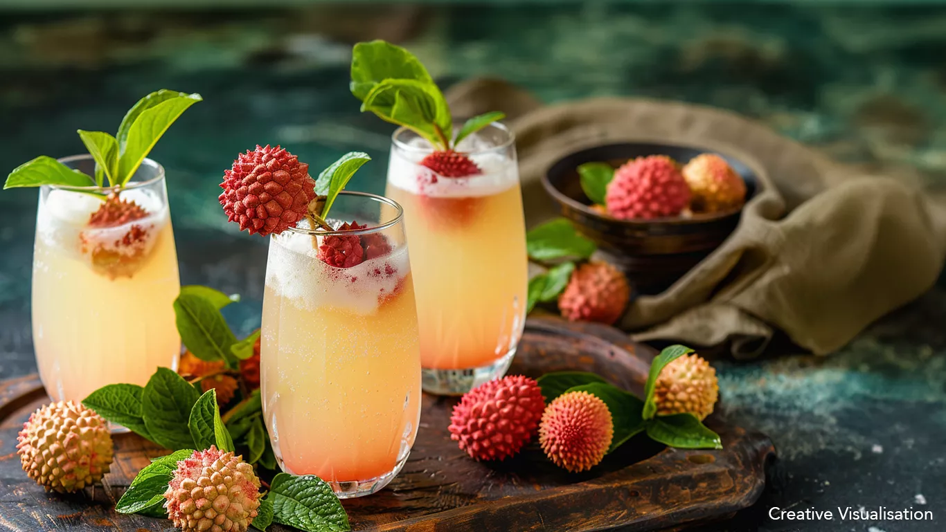 Litchi Mocktails for Summer | B Natural