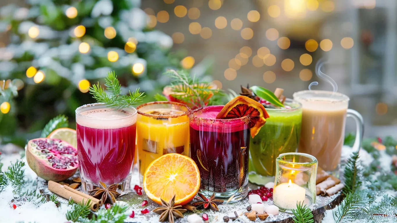 Winter Drinks and Mocktails - B Natural