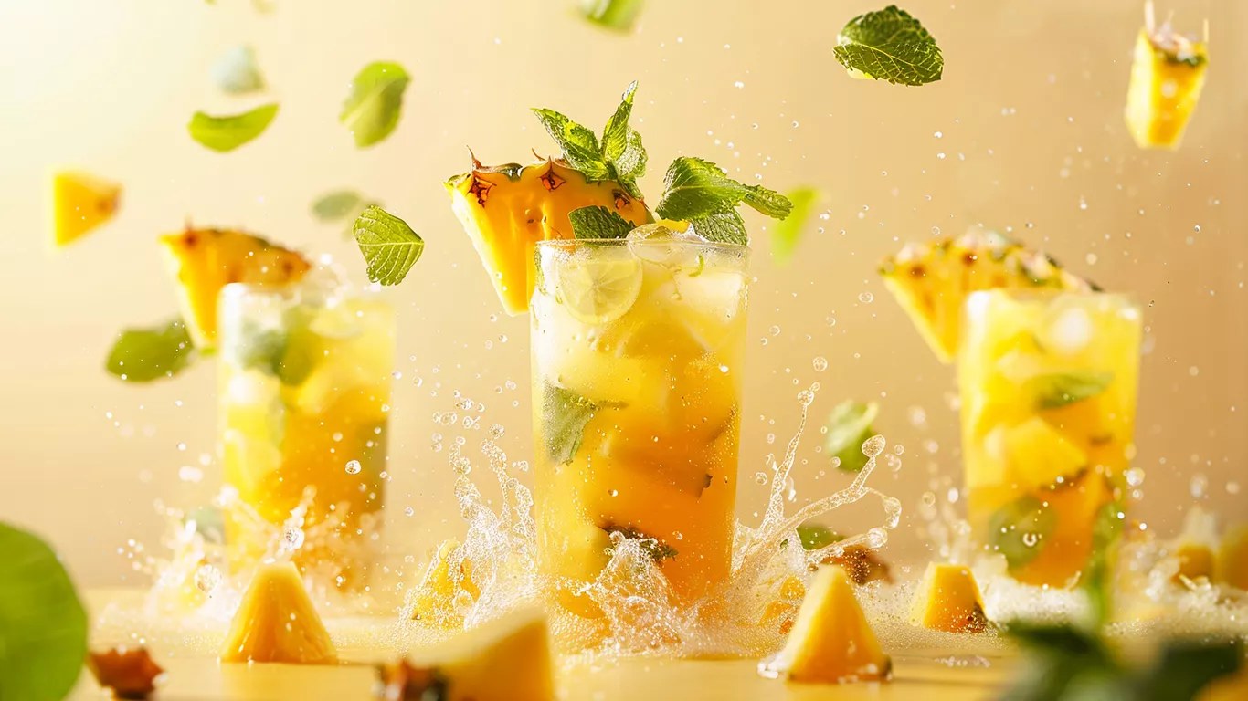 Pineapple Mojito Mocktail Recipe | B Natural