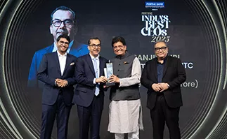 ITC Chairman, Mr Sanjiv Puri conferred The Best CEO award in the FMCG category by Fortune India