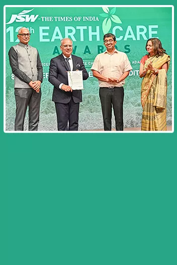ITC Limited has been honoured in the Green Business Titan category at the 12th edition of Earth Care Awards
